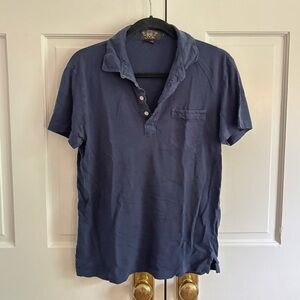 Ralph Lauren Double RL Navy Polo Shirt